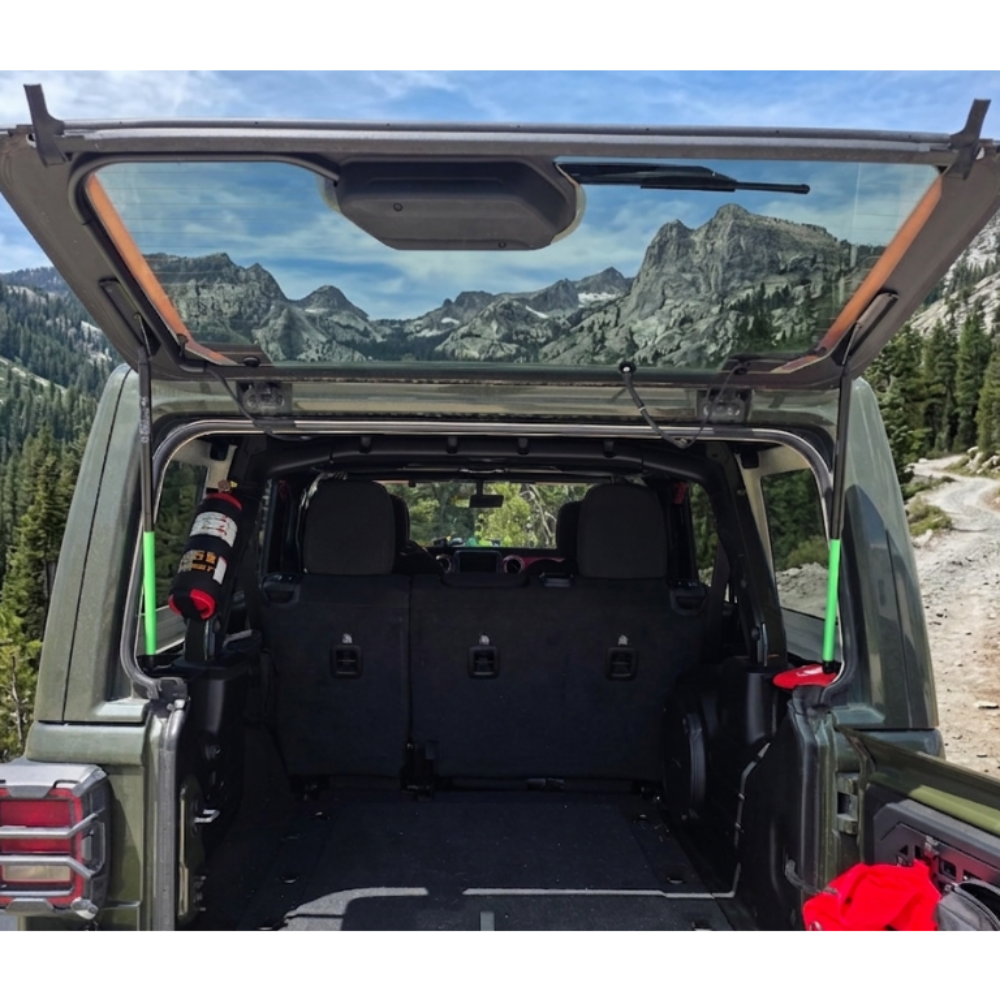 Rear Glass Safety Locks for Jeep JL