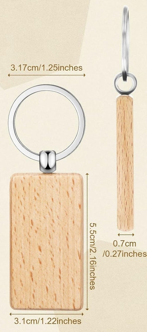 Key chains wood