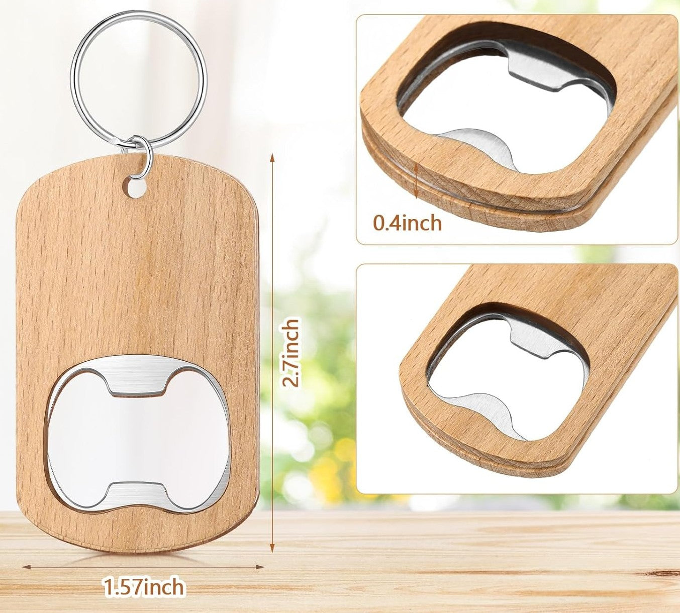 Key chains wood