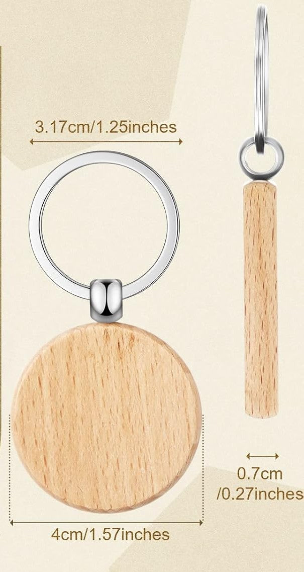 Key chains wood
