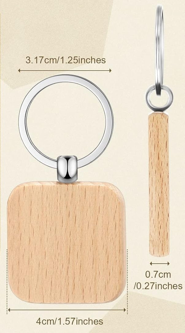 Key chains wood