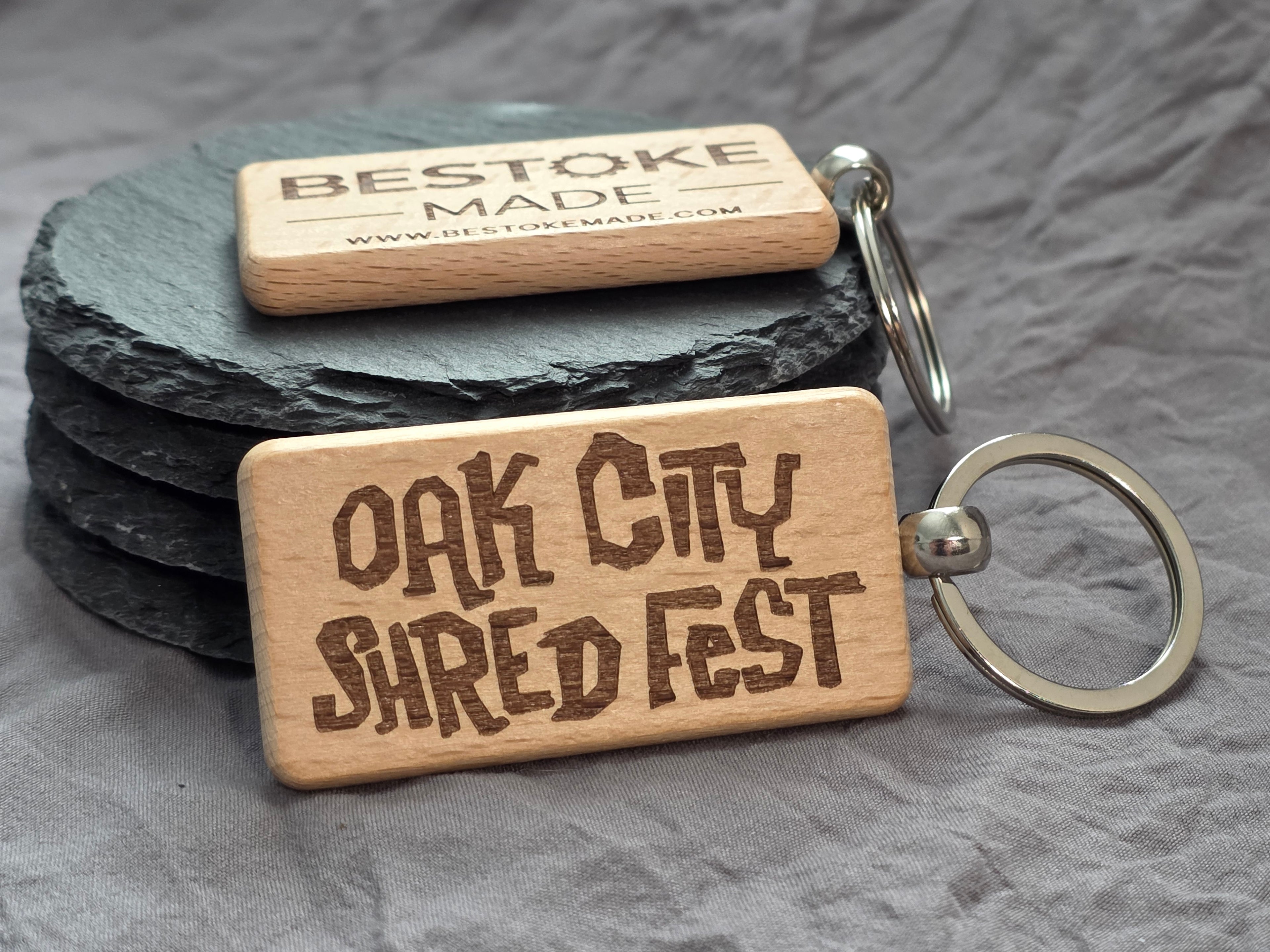 Key chains wood